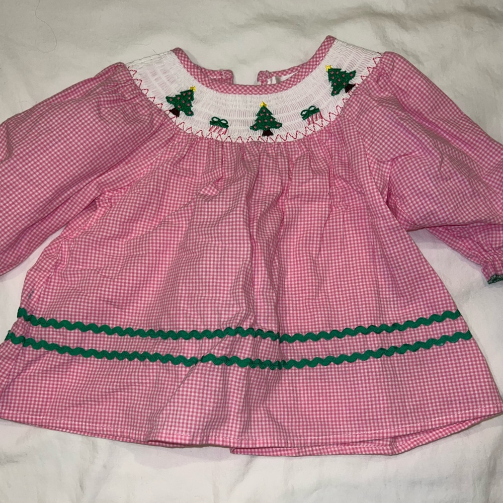 EUC Marie Nicole Christmas Dress 6/12m
